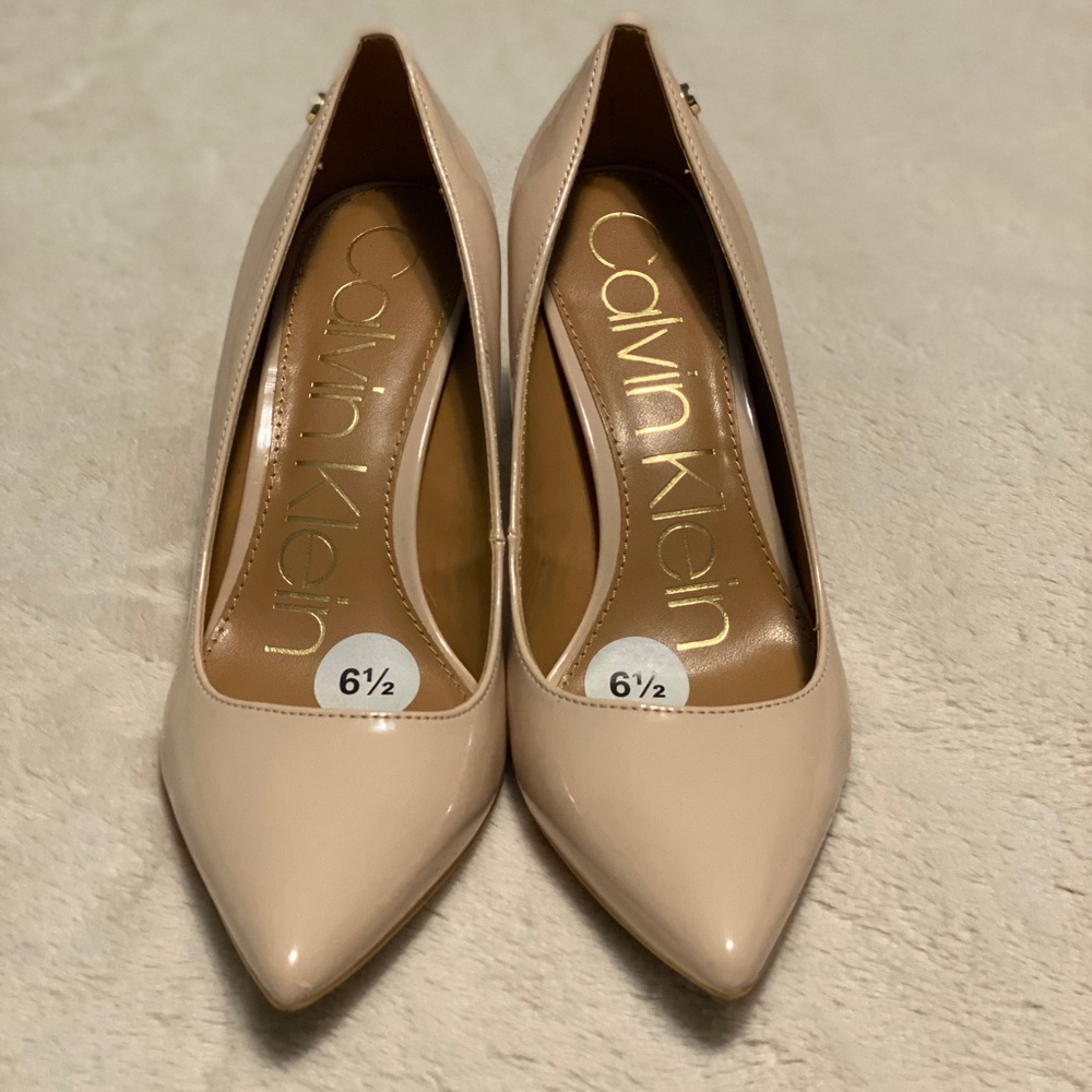 Calvin Kline Nude High Heels